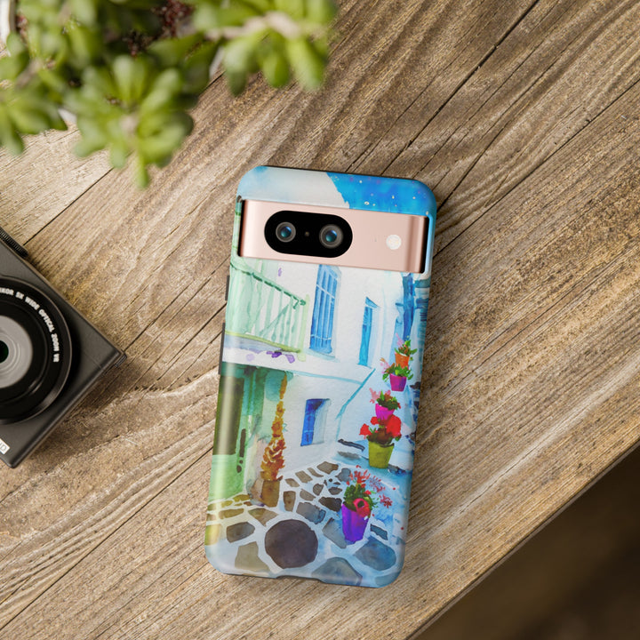 Impact Resistant, Greece House, Cute Phone Cases for Samsung S24, S23, S22, S21, IPhone 15 pro Iphone 14 pro Iphone 13 IPhone 12 Iphone 11 - Studio40ParkLane