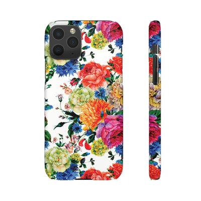 Snap Spring Flowers Cute Phone Cases for Samsung S24, S23, S22, S21, S20, Plus and Ultra, Iphone 16 Pro Max, Iphone 15, 14, 13, 12, 11, 10 - Studio40ParkLane