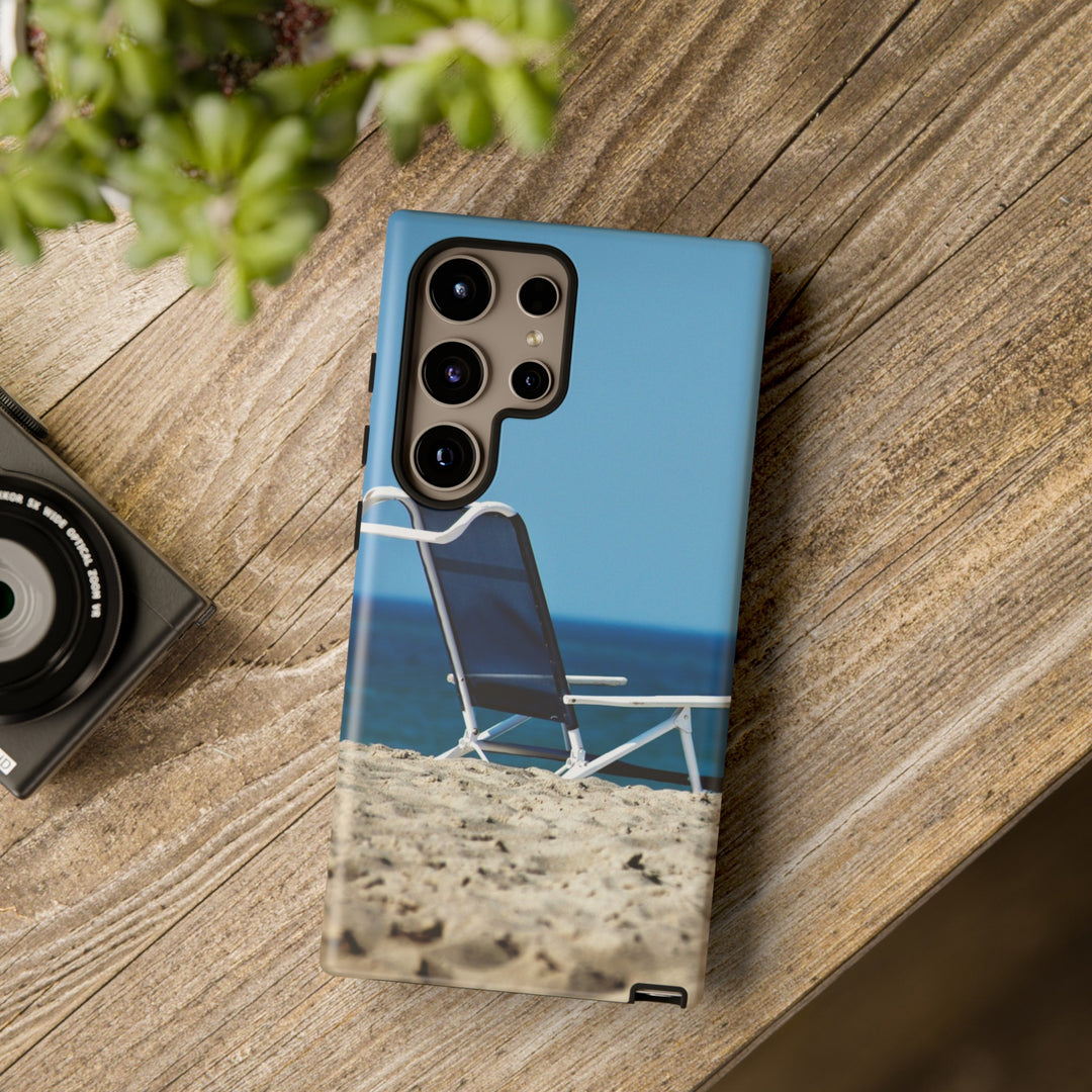 Cute Samsung Case | Cool Iphone Case | Summer Blue Beach Chair, Samsung S24, S23, S22, S21, IPhone 15 Case | Iphone 14 Case, Iphone 13 Case - Studio40ParkLane