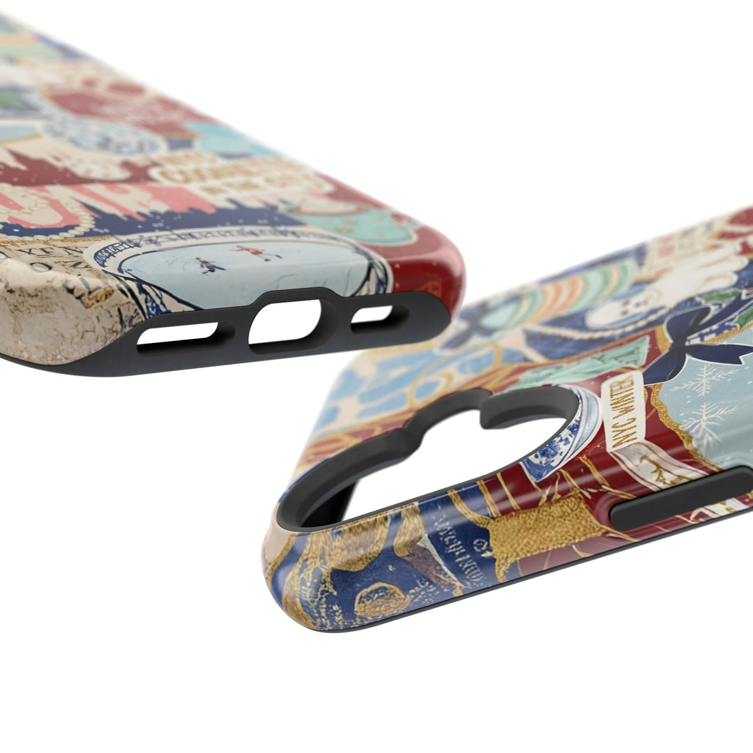 New York Winter Coquette Collage Tough Magsafe Cute Phone Cases for Iphone | iPhone 17 Pro Max Case, Iphone 16, Iphone 15 14 13 12 11 10 9