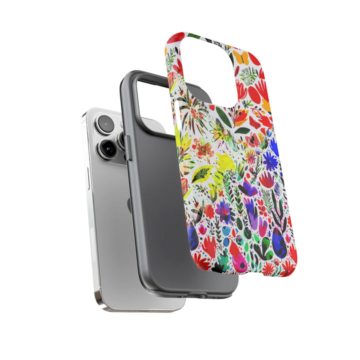 Impact Resistant, Colored Flowers, Cute Phone Cases for Samsung S24, S23, S22, S21, IPhone 15 pro Iphone 14 pro Iphone 13 IPhone 12 Iphone 11 - Studio40ParkLane