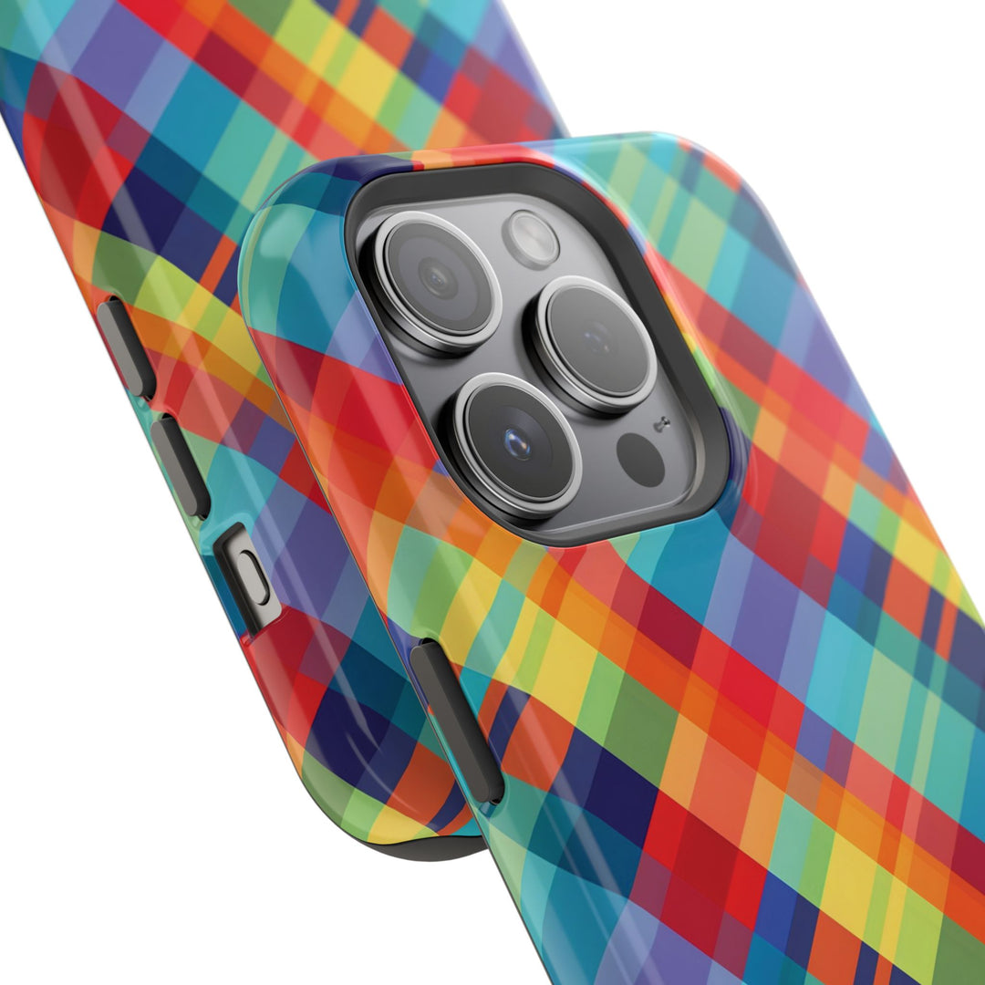 Checkered Plaid Magsafe Gift for Her Cute Phone Case for Iphone, | iPhone 16 | iPhone 15 Pro Max, Iphone 14 Pro Max, 13 12 11 10 9 8 7 - Studio40ParkLane