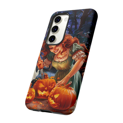 Autumn Fall Pumpkin Fairy Gift for Her Cute Phone Case for, Samsung Galaxy S24, S23, S22, S21, IPhone 16 Case | Iphone 15, Iphone 14, IPhone 13 Case