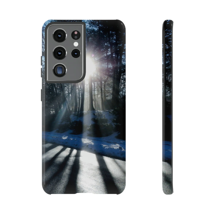 Cute Samsung Phone Case | Aesthetic Samsung Phone Case | Galaxy S23, S22, S21, S20 | Winter Sunshine, Protective Phone Case - Studio40ParkLane