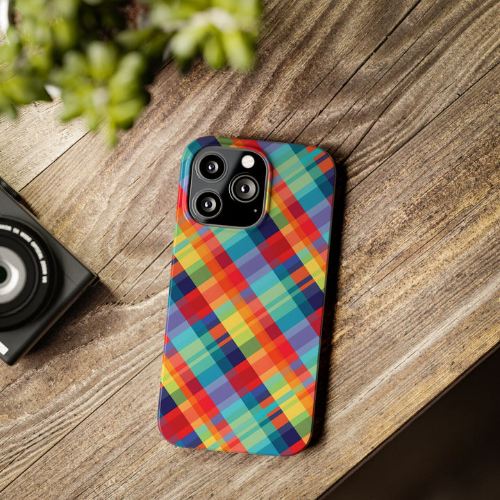 Slim Checkered Plaid Gift for Her Cute Phone Cases for Iphone 16 Pro Max | iPhone 15 Case | iPhone 15 Pro Max Case, Iphone 14, 13, 12, 11, 10, 8, 7 - Studio40ParkLane