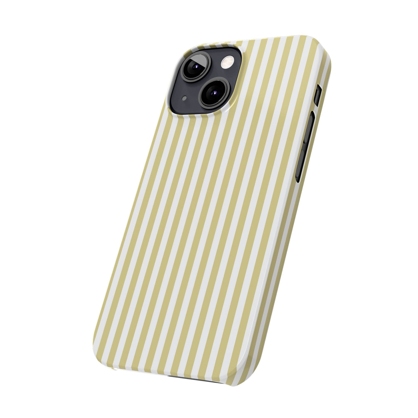 Slim Soft Yellow Striped Cute Phone Case for Iphone 16 - | iPhone 15 Pro Max Case | iPhone 14 Case Iphone 13 12 11 10 9 8 7 XS Gift for Her - Studio40ParkLane