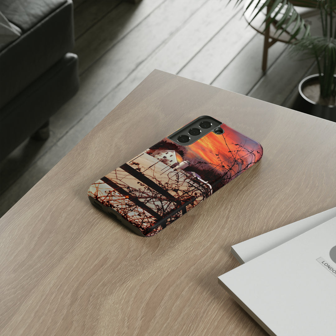 Cute Samsung Phone Case | Aesthetic Samsung Phone Case | Galaxy S23, S22, S21, S20 | Winter Sunset, Protective Phone Case - Studio40ParkLane