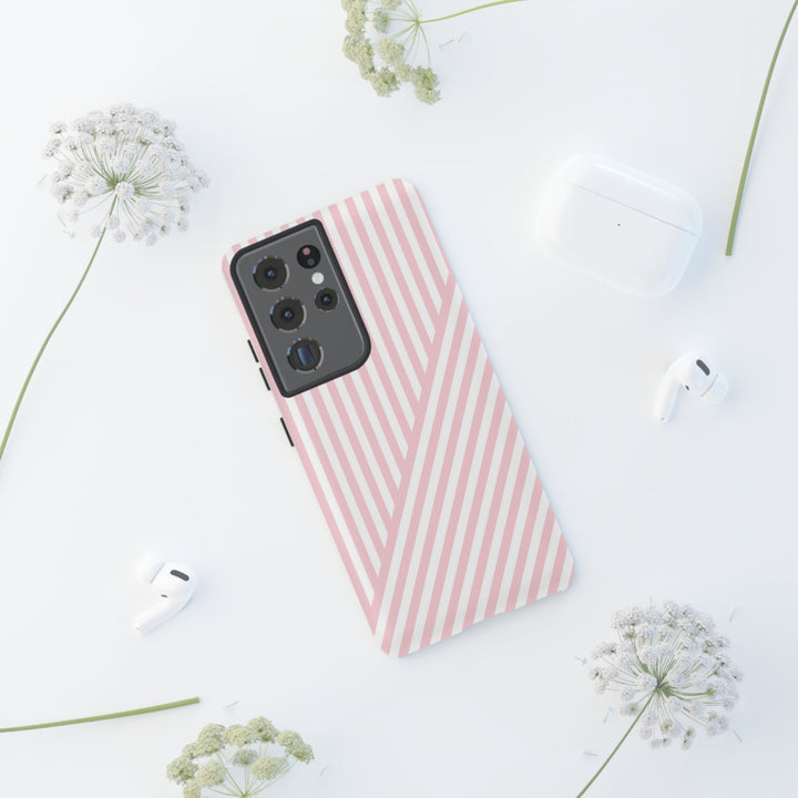 Custom Personalized Tough Phone Case - Aesthetic Stripes - For iPhone 17 Pro Max iPhone 16 Pro iPhone 15 Iphone 14 Iphone 13 Plus 13 12 11 - Studio40ParkLane