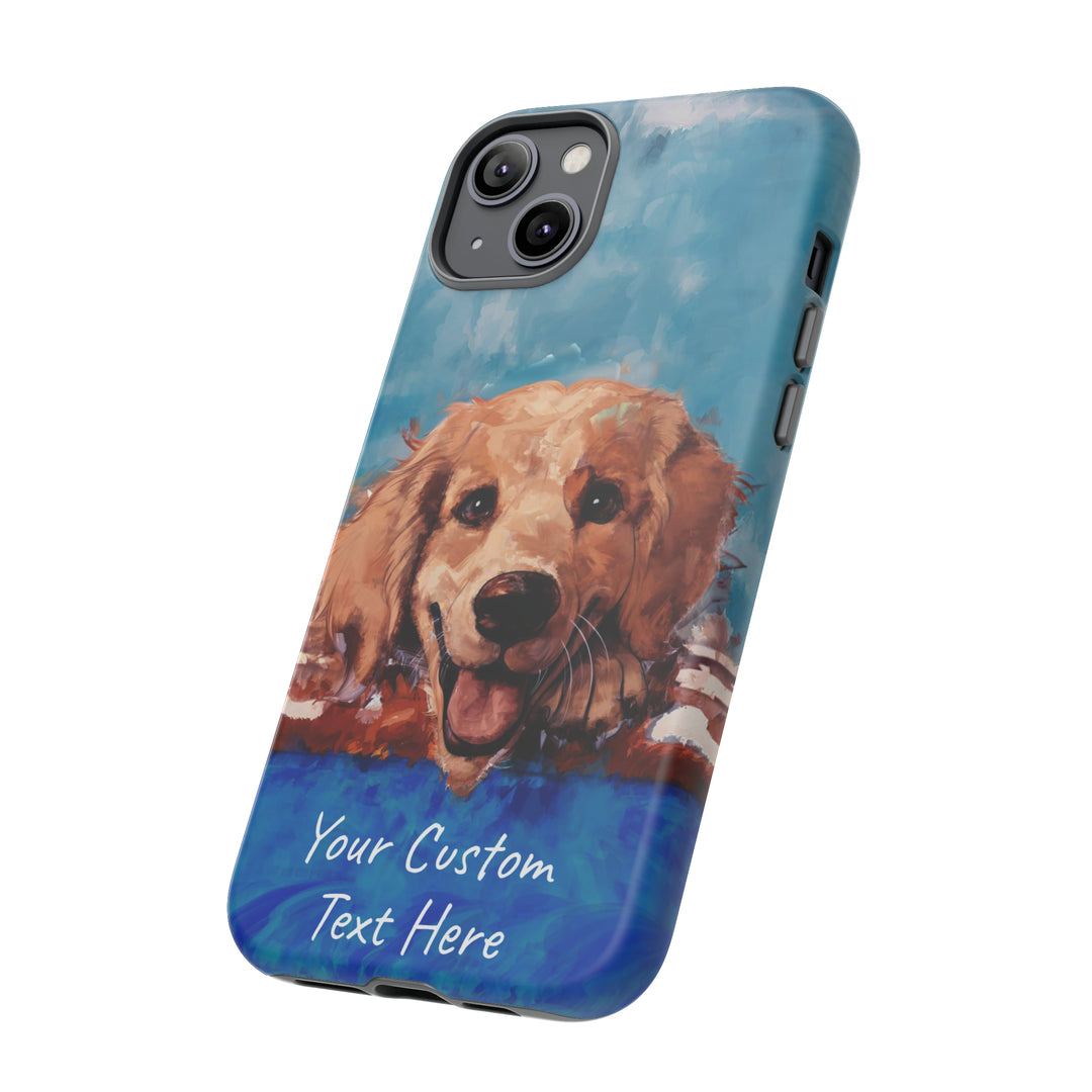 Personalize this Cute IPhone Case | Golden Retriever Dog iPhone Case, iPhone 15 Case | iPhone 15 Case, Iphone 14 Case, Iphone 14 Pro Max Case - Studio40ParkLane