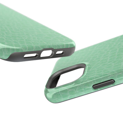 Non Leather Mint Color Pattern Magsafe Cute Phone Case for Iphone Gift for Her, | iPhone 15 Case | iPhone 15 Pro Max Case, Iphone 14, Iphone 14 Pro Max, Iphone 13, Iphone 16 - Studio40ParkLane