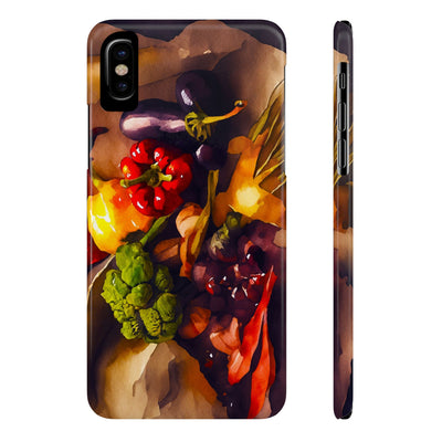 Fall Farm Vegetables Slim Cute Phone Cases for Iphone  | iPhone 15 Case | iPhone 15 Pro Max Case, Iphone 14, Iphone 14 Pro Max, Iphone 13