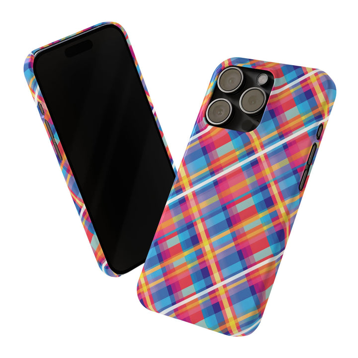 Slim Checkered Plaid Gift for Her Cute Phone Cases for Iphone 16 Pro Max | iPhone 15 Case | iPhone 15 Pro Max Case, Iphone 14, 13, 12, 11, 10, 8, 7 - Studio40ParkLane