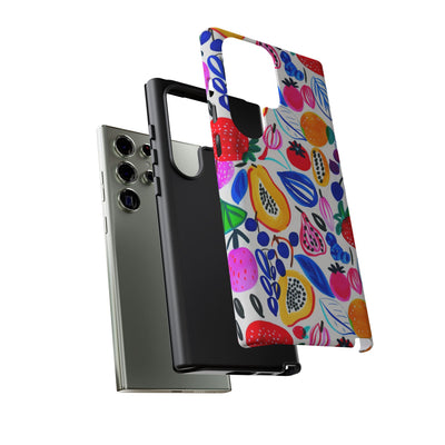 Cute Samsung Phone Case | Aesthetic Samsung Phone Case | Galaxy S23, S22, S21, S20 | Summer Fruit Cocktail, Protective Phone Case