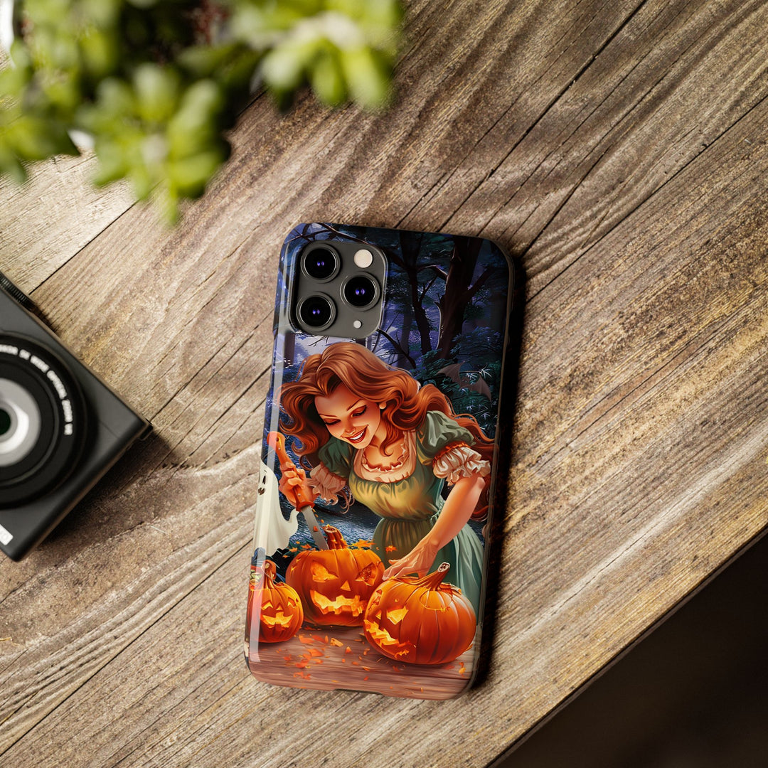 Slim Fall Autumn Pumpkin Fairy Gift for Her Cute Phone Cases for Iphone 16 | iPhone 15 Case | iPhone 15 Pro Max Case, Iphone 14, Iphone 14 Pro Max, Iphone 13, Slim - Studio40ParkLane