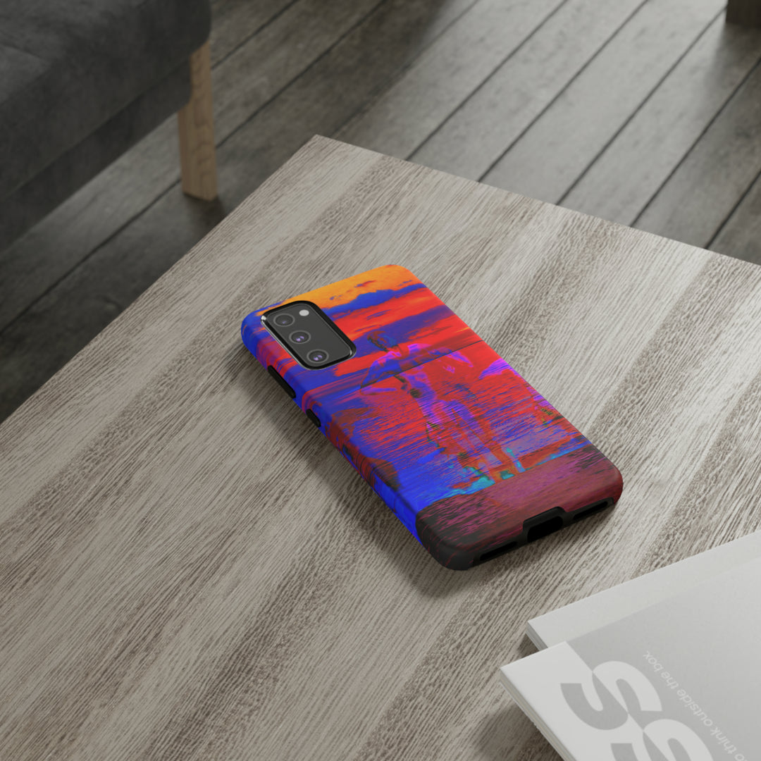 Cute Samsung Phone Case | Aesthetic Samsung Phone Case | Dance Sunset Colorful | Galaxy S23, S22, S21, S20 | Luxury Double Layer | Cool - Studio40ParkLane