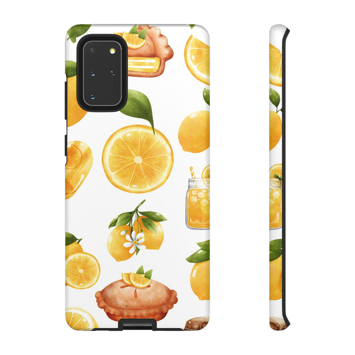 Impact Resistant, Lemon Fruit Pie, Cute Phone Cases for Samsung S24, S23, S22, S21, IPhone 15 pro Iphone 14 pro Iphone 13 IPhone 12 Iphone 11 - Studio40ParkLane
