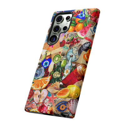 Fruity European Summer Impact Resistant Cute Phone Cases for Samsung S24, S23, S22, S21, IPhone 15 pro Iphone 14 pro Iphone 13 IPhone 12 Iphone 11