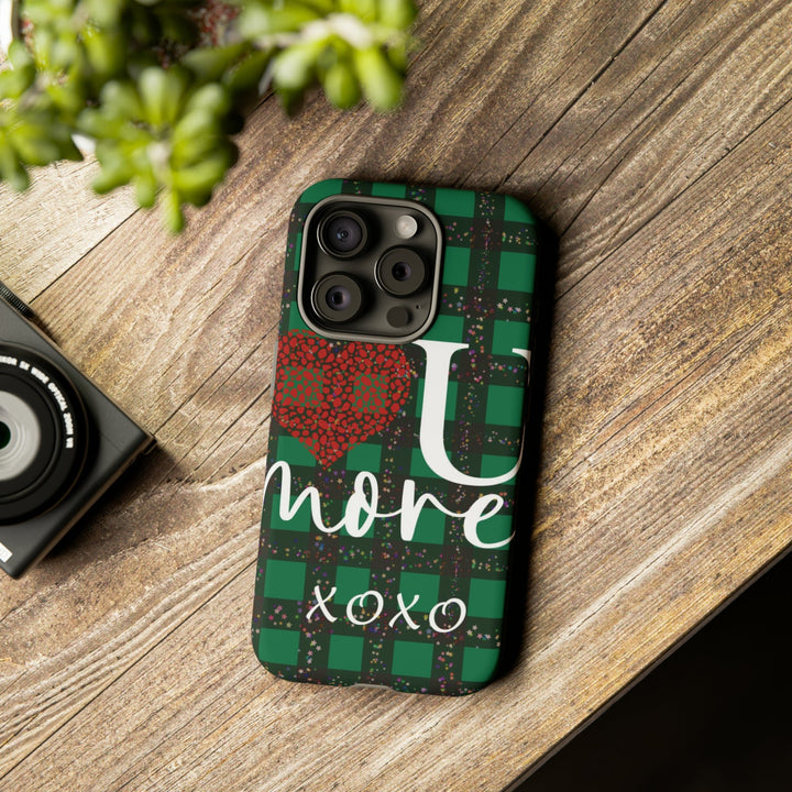 Cute IPhone Case | iPhone 15 Case | iPhone 15 Pro Max Case, Iphone 14 Case, Iphone 14 Pro Max Case IPhone Case for Art Lovers, Love You Green - Studio40ParkLane