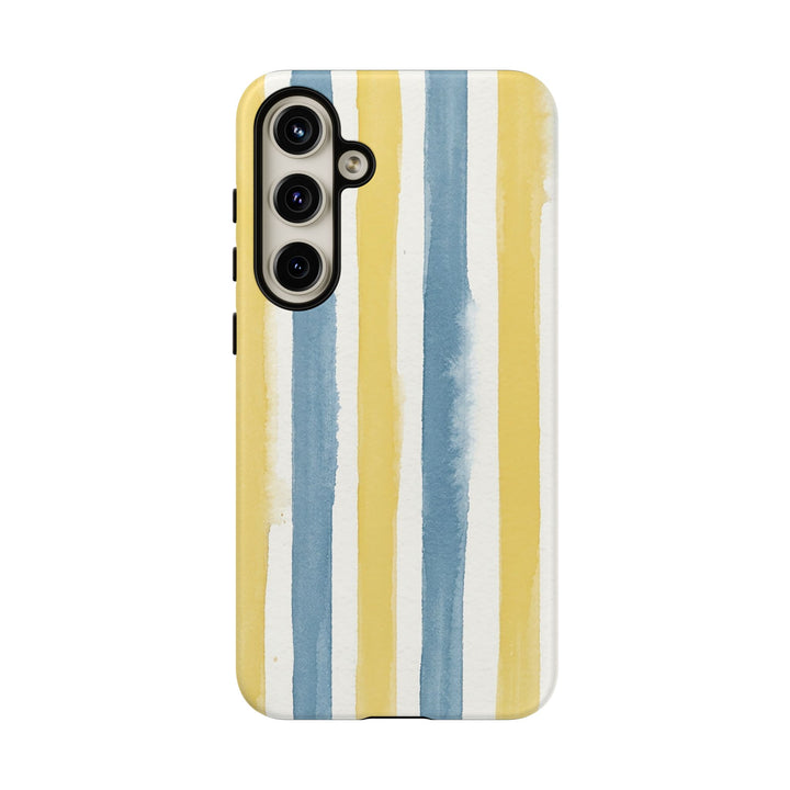 Tough Cute Yellow Stripes Phone Case, for IPhone 17 Pro Max | Iphone 17 Air, Iphone 16, IPhone 15, 14 13 12, Samsung Galaxy S26, S25, S24, S23 - Studio40ParkLane