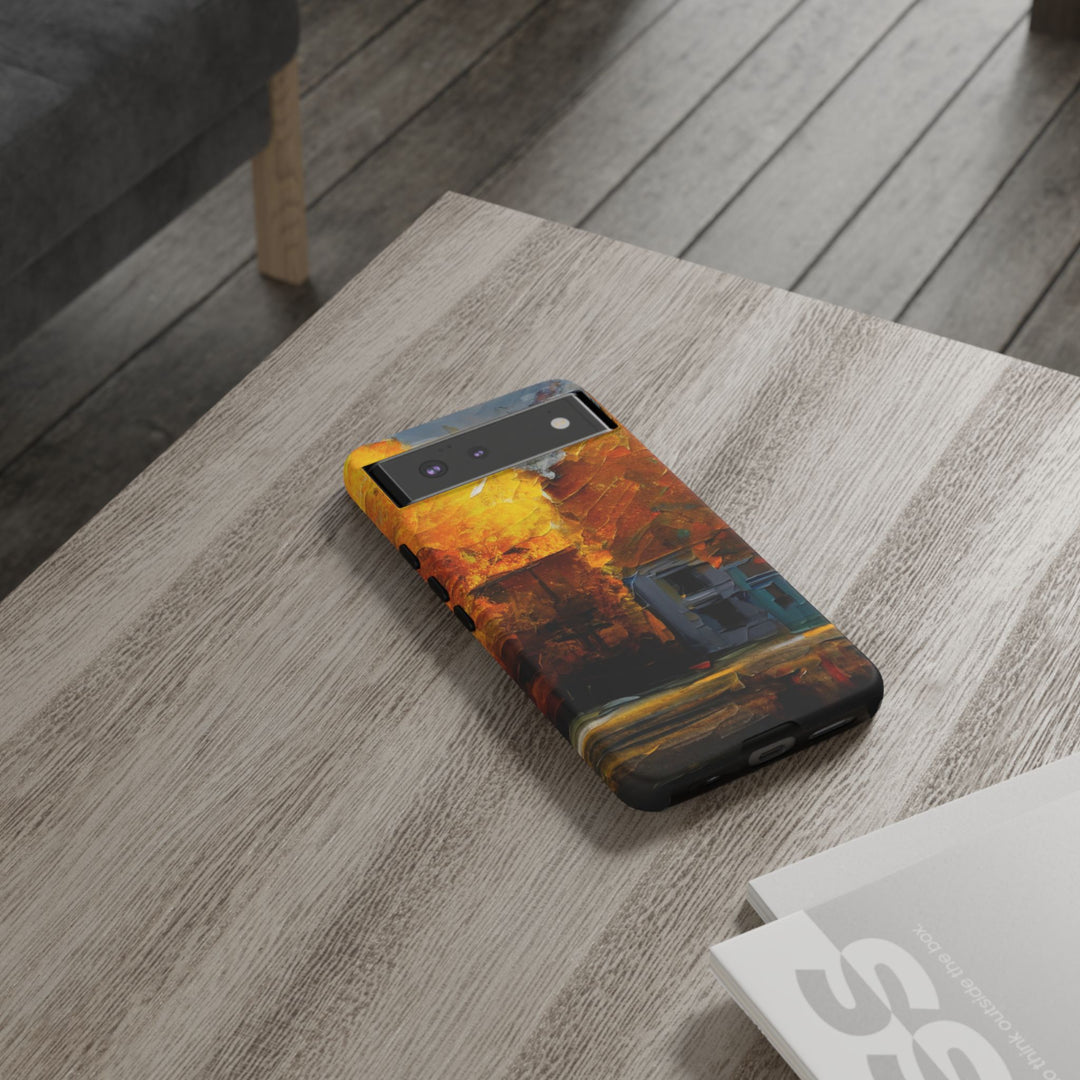 Impact Resistant, Fall Leaves Oil Painting, Cute Phone Cases for Samsung S24, S23, S22, S21, IPhone 15 pro Iphone 14 pro Iphone 13 IPhone 12 Iphone 11 - Studio40ParkLane