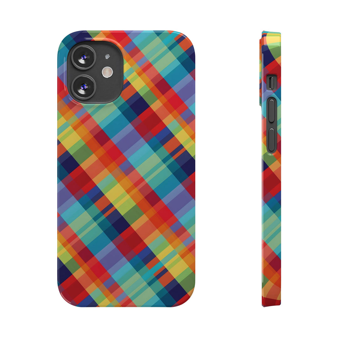 Slim Checkered Plaid Gift for Her Cute Phone Cases for Iphone 16 Pro Max | iPhone 15 Case | iPhone 15 Pro Max Case, Iphone 14, 13, 12, 11, 10, 8, 7 - Studio40ParkLane