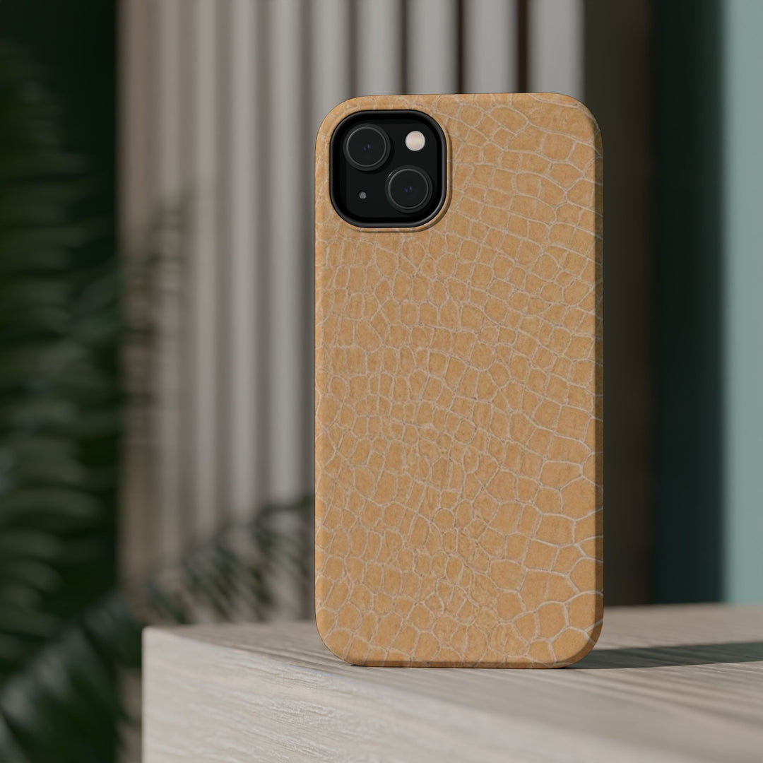 Non Leather Beige Color Pattern Magsafe Cute Phone Case for Iphone Gift for Her, | iPhone 15 Case | iPhone 15 Pro Max Case, Iphone 14, Iphone 14 Pro Max, Iphone 13, Iphone 16 - Studio40ParkLane