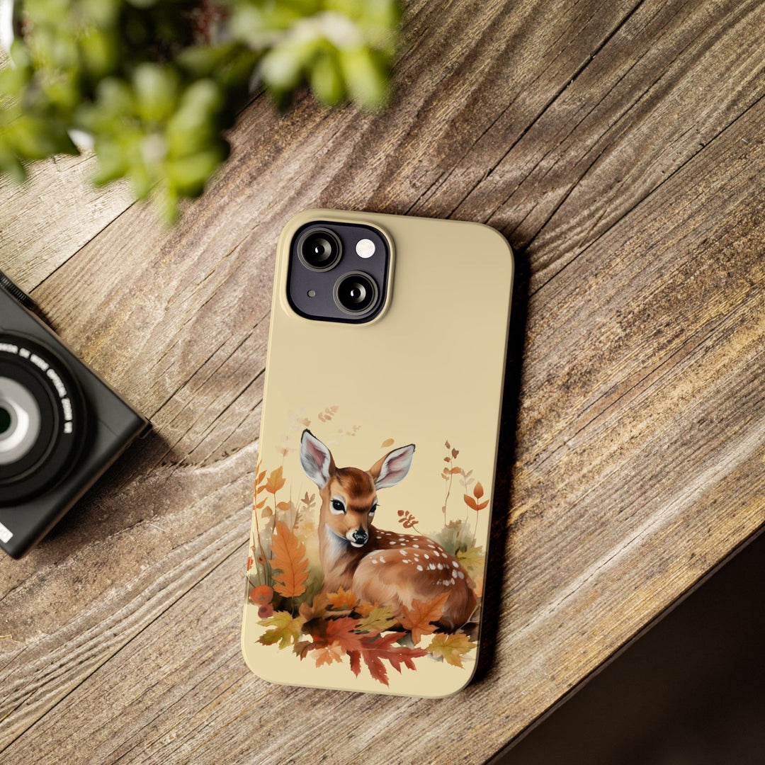 Slim Autumn Fall Deer Gift for Her Cute Phone Cases for Iphone 16 | iPhone 15 Case | iPhone 15 Pro Max Case, Iphone 14, Iphone 14 Pro Max, Iphone 13, Slim - Studio40ParkLane