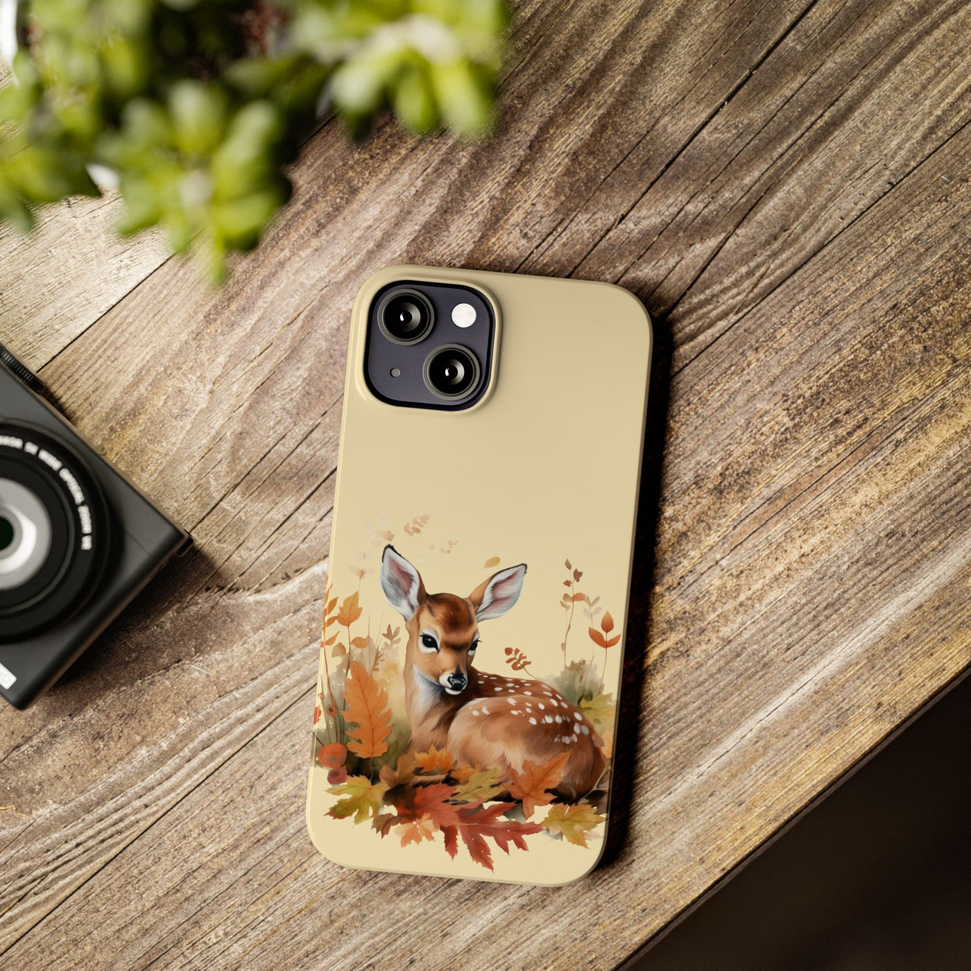 Slim Autumn Fall Deer Gift for Her Cute Phone Cases for Iphone 16 | iPhone 15 Case | iPhone 15 Pro Max Case, Iphone 14, Iphone 14 Pro Max, Iphone 13, Slim