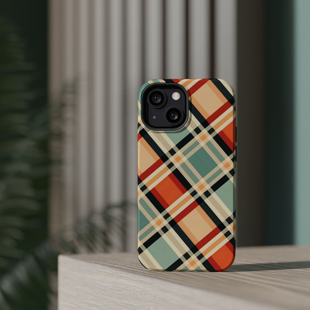 Checkered Plaid Magsafe Gift for Her Cute Phone Case for Iphone, | iPhone 16 | iPhone 15 Pro Max, Iphone 14 Pro Max, 13 12 11 10 9 8 7 - Studio40ParkLane