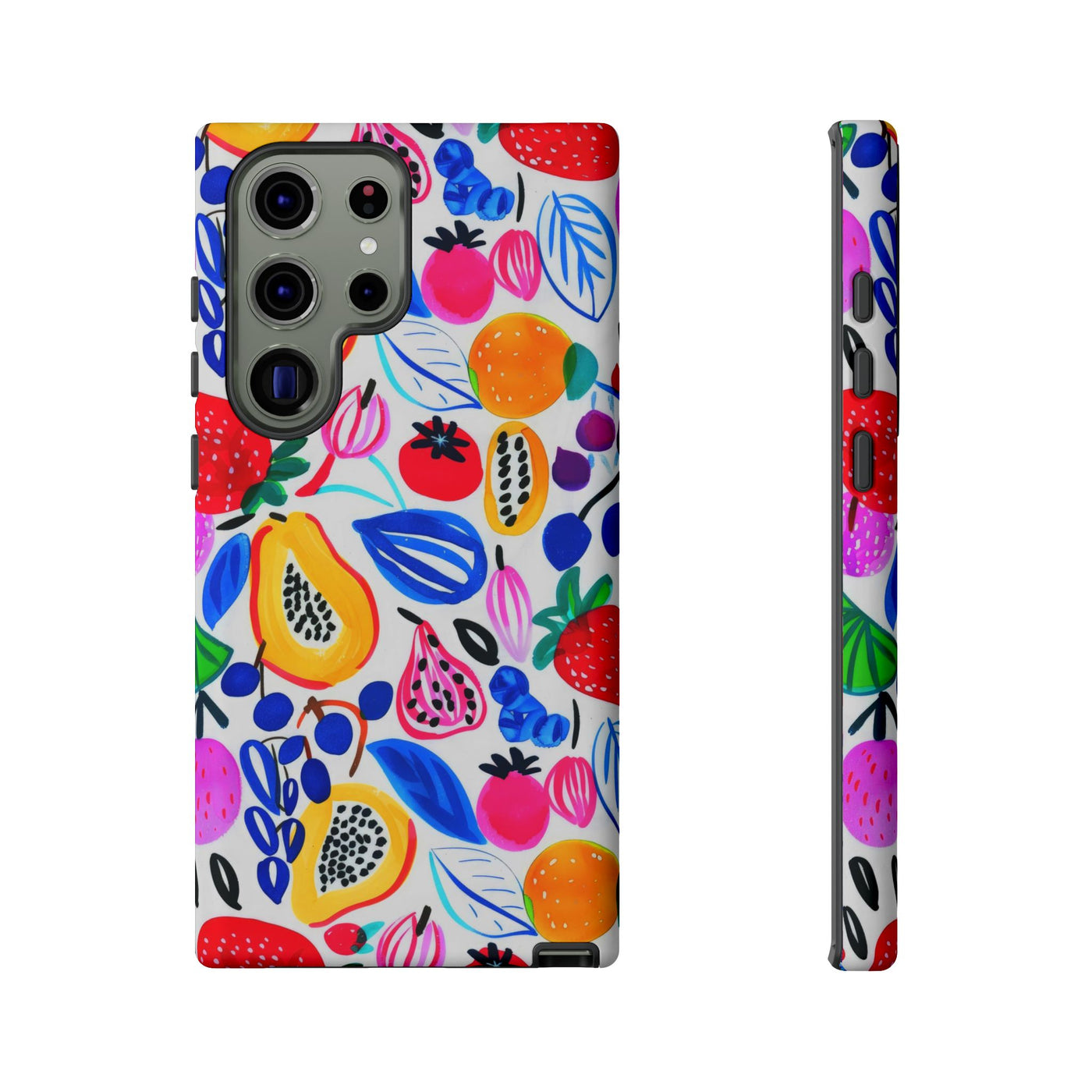 Cute Samsung Phone Case | Aesthetic Samsung Phone Case | Galaxy S23, S22, S21, S20 | Summer Fruit Cocktail, Protective Phone Case
