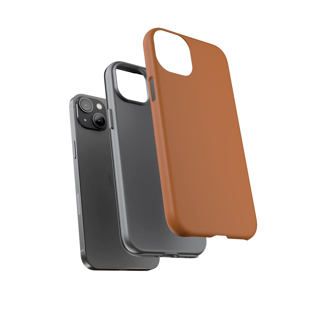 Premium Tough Rusty Brown Orange Gift for Her Cute Phone Cases for Samsung S25 S24, S23, S22, S21, Iphone, 16, 15, 14, 13 Pro Max Ultra - Studio40ParkLane