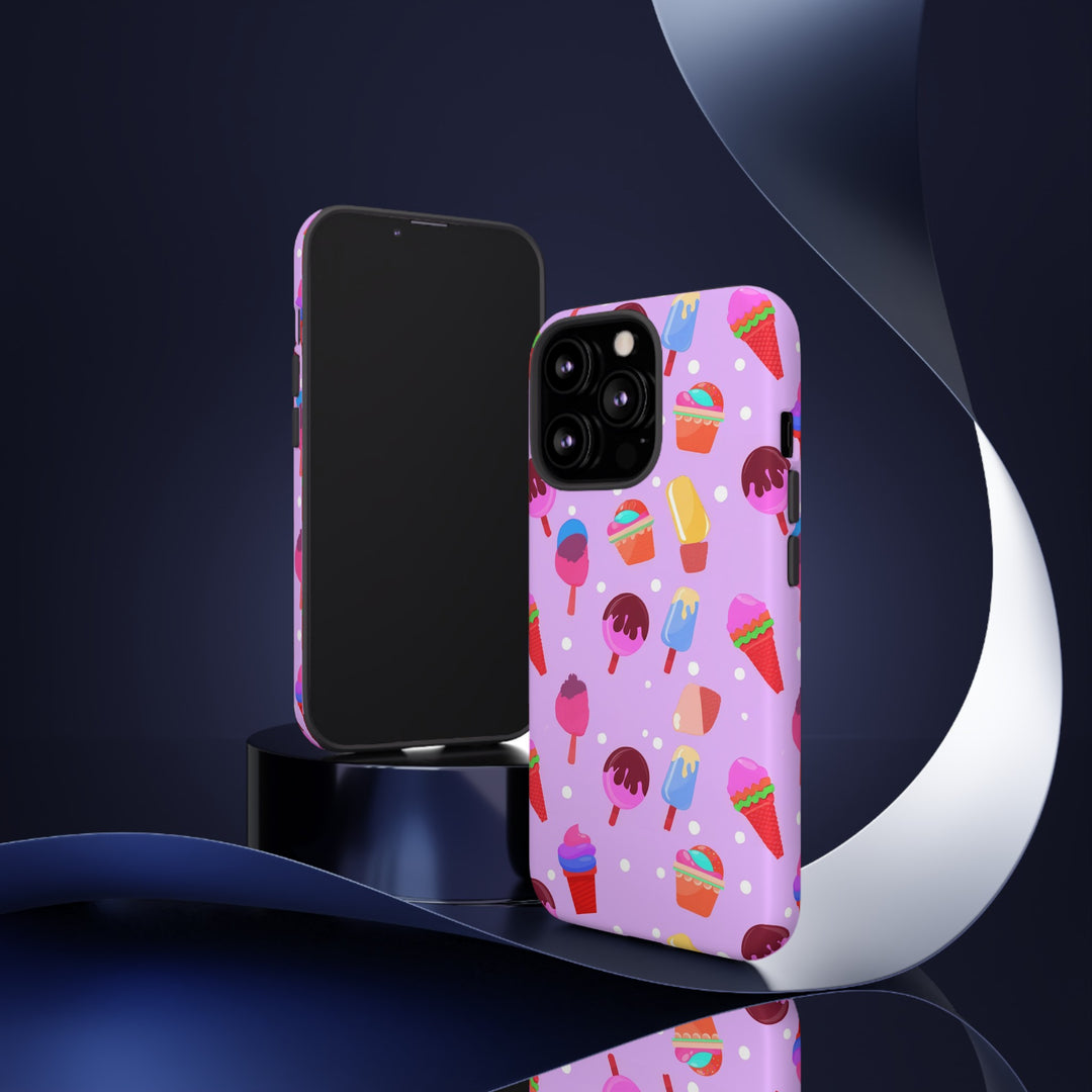 Cute Samsung Case | Cool Iphone Case | Summer Pink Ice - Cream, Samsung S24, S23, S22, S21, IPhone 15 Case | Iphone 14 Case, Iphone 13 Case - Studio40ParkLane