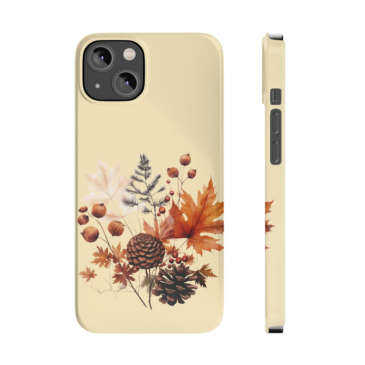 Fall Leaves Foliage Cute Phone Cases for Iphone 16 | iPhone 15 Case | iPhone 15 Pro Max Case, Iphone 14, Iphone 14 Pro Max, Iphone 13, Slim Mom Dad Gift