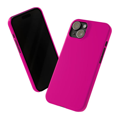 Slim Cute Bright Pink Phone Cases for Iphone 16 | iPhone 15 Case | iPhone 15 Pro Max Case, Iphone 14, Iphone 14 Pro Max, Iphone 13