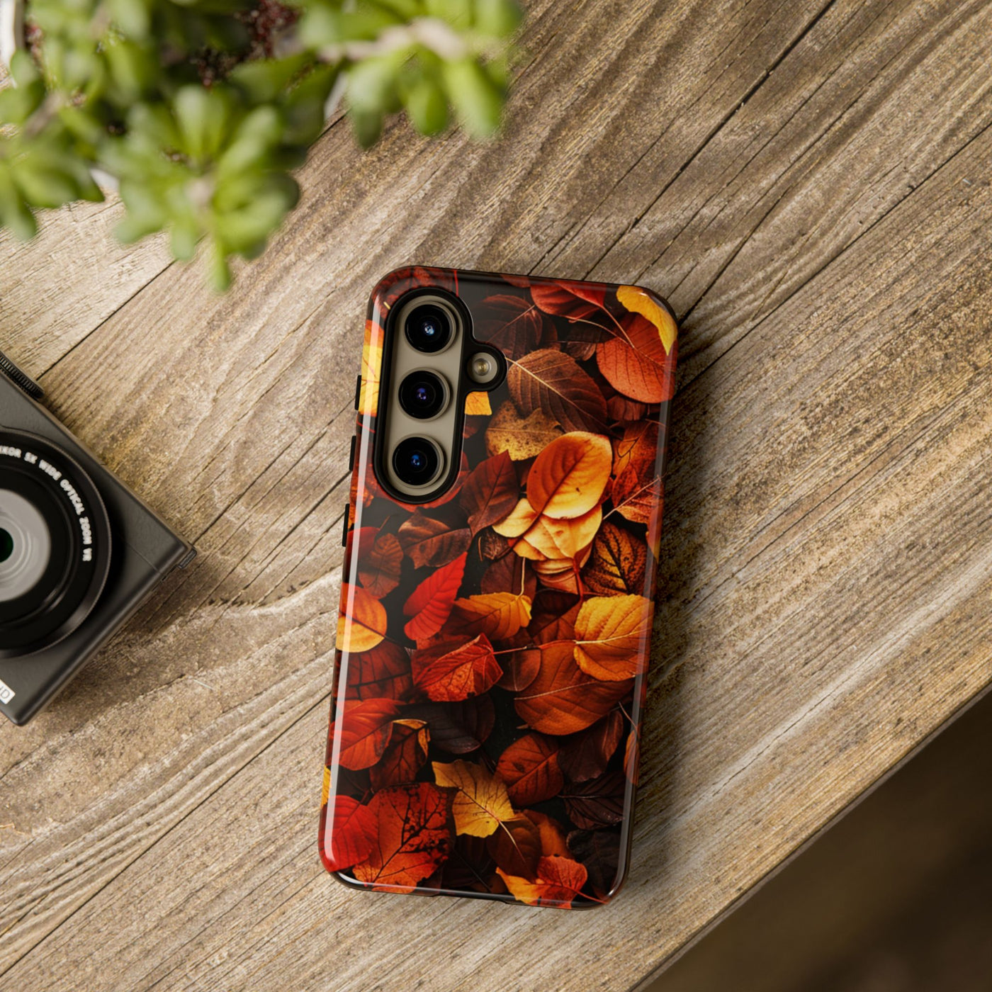 Autumn Fall Leaves Gift for Her Cute Phone Case for, Samsung Galaxy S24, S23, S22, S21, IPhone 16 Case | Iphone 15, Iphone 14, IPhone 13 Case