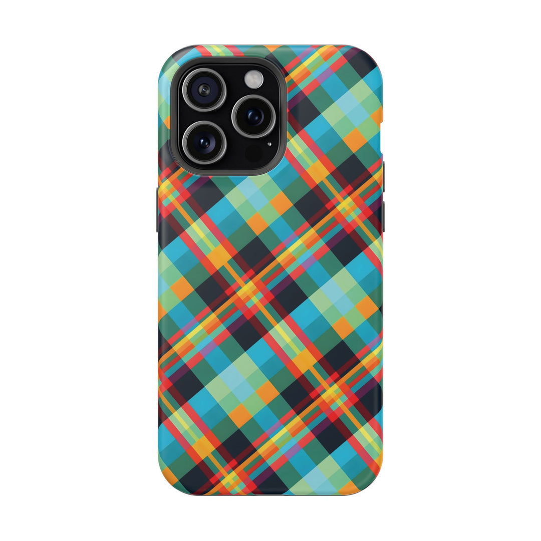 Checkered Plaid Magsafe Gift for Her Cute Phone Case for Iphone, | iPhone 16 | iPhone 15 Pro Max, Iphone 14 Pro Max, 13 12 11 10 9 8 7 - Studio40ParkLane