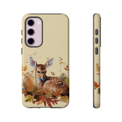 Autumn Fall Deer Gift for Her Cute Phone Case for, Samsung Galaxy S24, S23, S22, S21, IPhone 16 Case | Iphone 15, Iphone 14, IPhone 13 Case