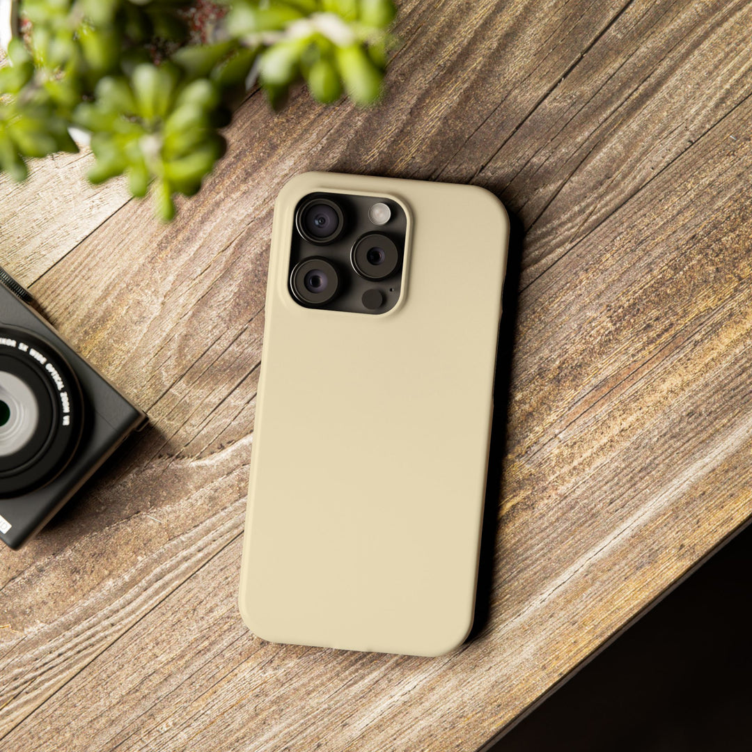 Slim Pale Yellow Gift for Her Aesthetic Cute Phone Case for Iphone 16 - | iPhone 15 Pro Max Case | iPhone 14 Case 13 12 11 10 9 8 7 - Studio40ParkLane