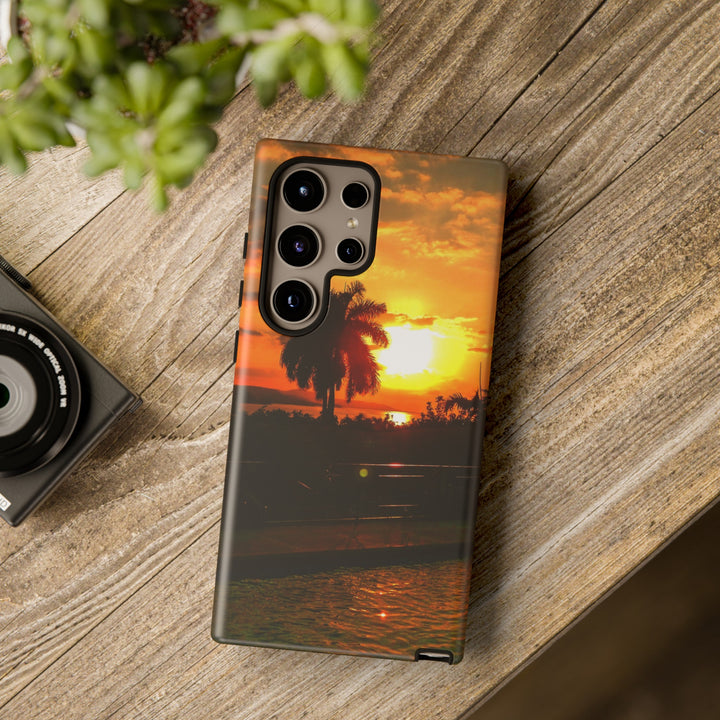 Cute Samsung Case | Cool Iphone Case | Summer Jamaica Pool Sunset, Samsung S24, S23, S22, S21, IPhone 15 Case | Iphone 14 Case, Iphone 13 Case - Studio40ParkLane