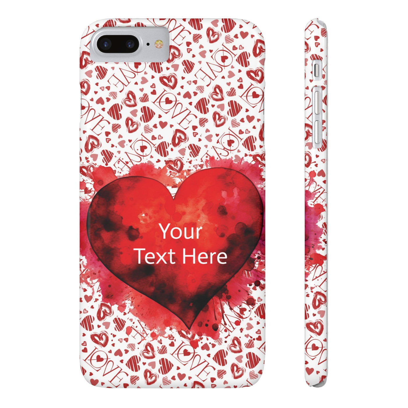 Slim Cute iPhone Cases - | iPhone 15 Case | iPhone 15 Pro Max Case, Iphone 14 Case, Iphone 14 Pro Max, Iphone 13, Valentine Hearts Love