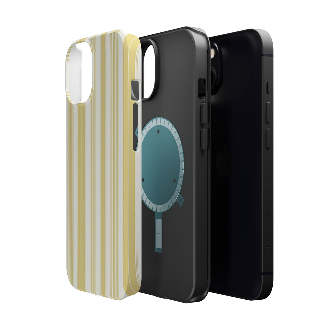 MagSafe Cute Phone Case, Coastal Striped Phone Case for iPhone 17 16 15 14 13 12 Pro Max, Samsung S25 S24 S23 Ultra case
