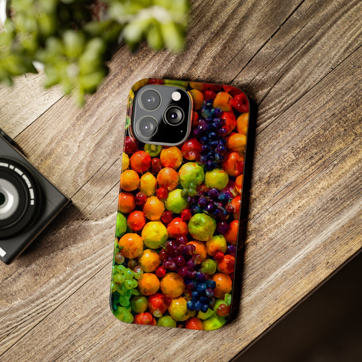 Slim Cute Phone Cases for Iphone | iPhone 15 Case | iPhone 15 Pro Max Case, Iphone 14, Iphone 14 Pro Max, Iphone 13, Summer Assorted Fruits - Studio40ParkLane