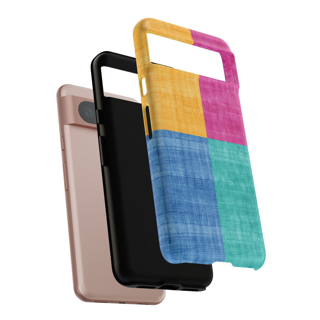 Impact Resistant, Colored Shapes, Cute Phone Cases for Samsung S24, S23, S22, S21, IPhone 15 pro Iphone 14 pro Iphone 13 IPhone 12 Iphone 11 - Studio40ParkLane