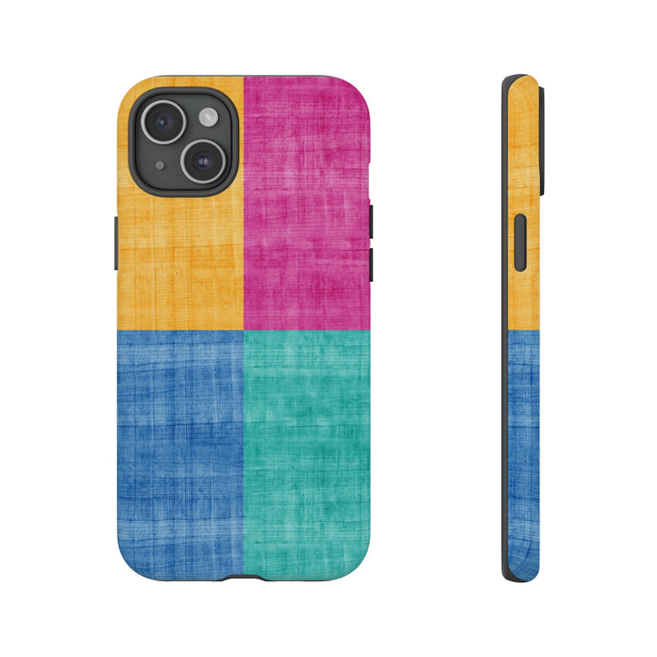 Impact Resistant, Colored Shapes, Cute Phone Cases for Samsung S24, S23, S22, S21, IPhone 15 pro Iphone 14 pro Iphone 13 IPhone 12 Iphone 11 - Studio40ParkLane