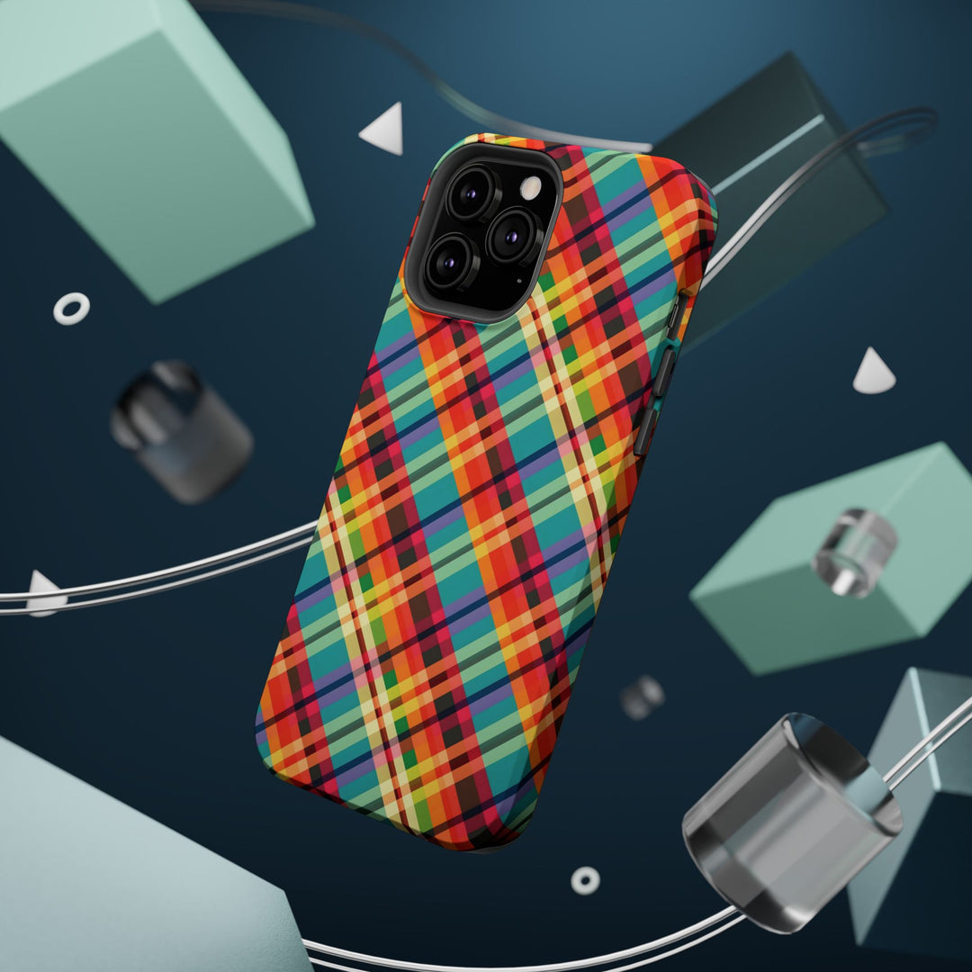 Checkered Plaid Magsafe Gift for Her Cute Phone Case for Iphone, | iPhone 16 | iPhone 15 Pro Max, Iphone 14 Pro Max, 13 12 11 10 9 8 7 - Studio40ParkLane