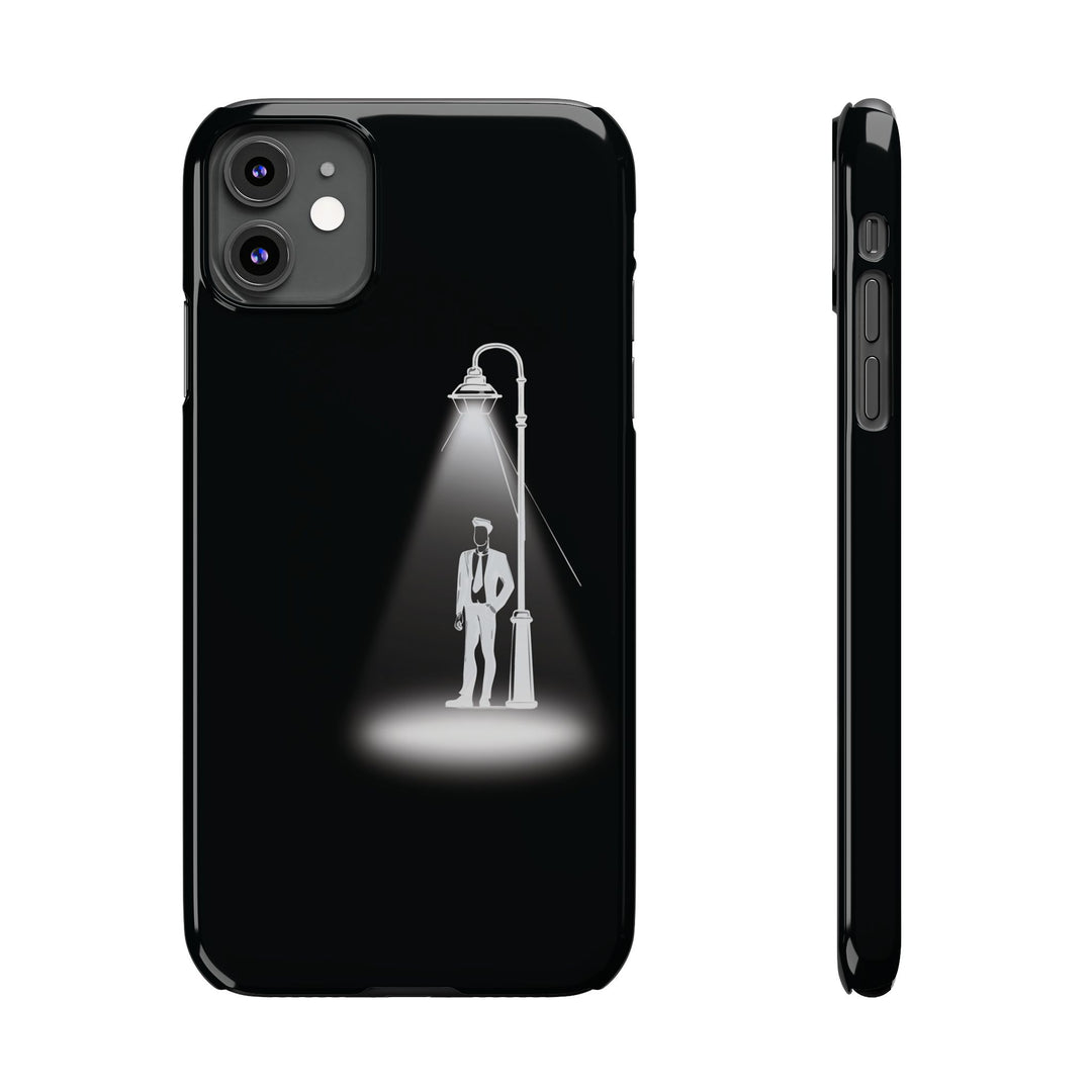 Slim Mystery Man Spotlight Gift for Her Cute Phone Cases for Iphone 16 Pro Max | iPhone 15 Case | iPhone 15 Pro Max Case, Iphone 14, 13, 12, 11, 10, 8, 7 - Studio40ParkLane