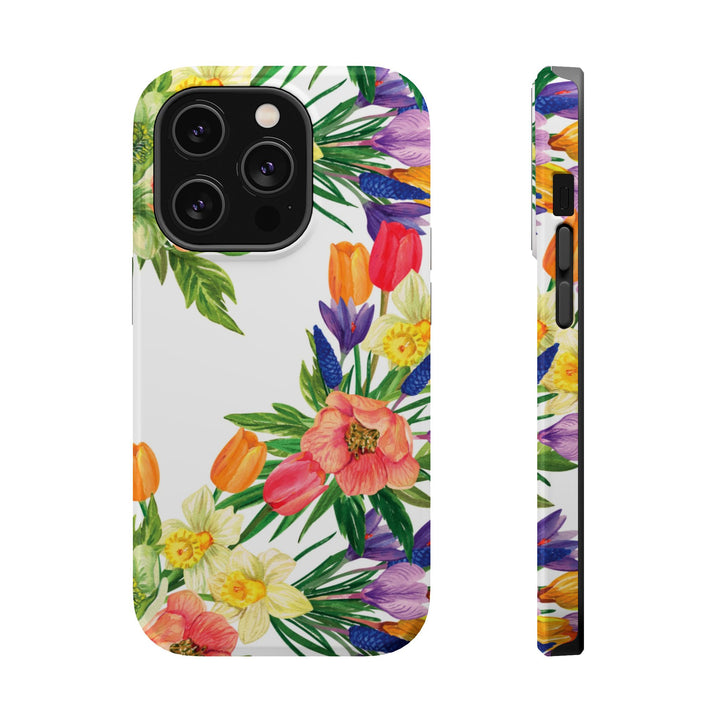 Spring Flowers Magsafe Cute Phone Case for Iphone Gift for Her, iPhone 16 Case iPhone 15 Pro Max Case, Iphone 14, Iphone 14 Pro Max, 13, 12 - Studio40ParkLane
