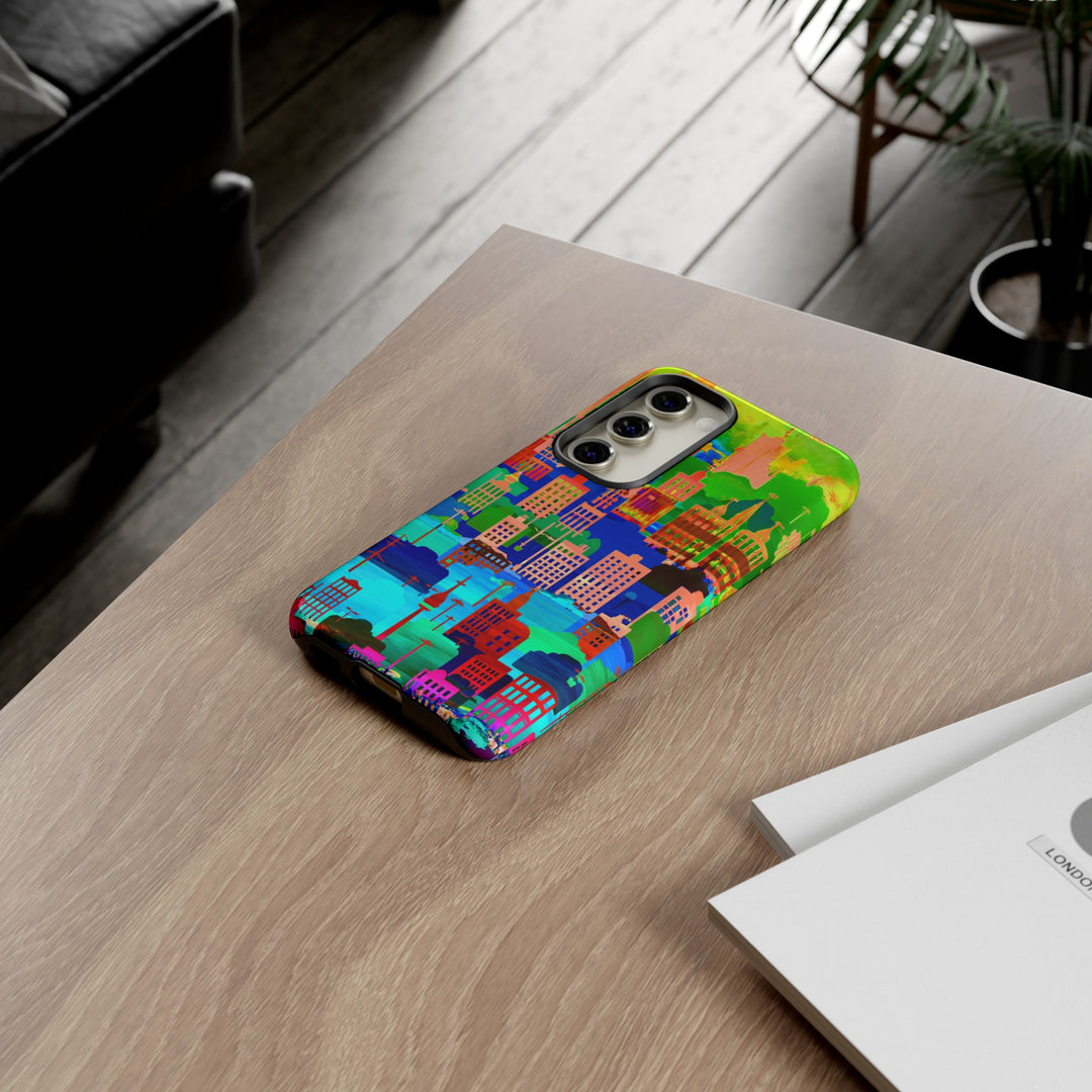 Cute Samsung Case | Cool Iphone Case | Summer City Skyline, Samsung S24, S23, S22, S21, IPhone 15 Case | Iphone 14 Case, Iphone 13 Case - Studio40ParkLane