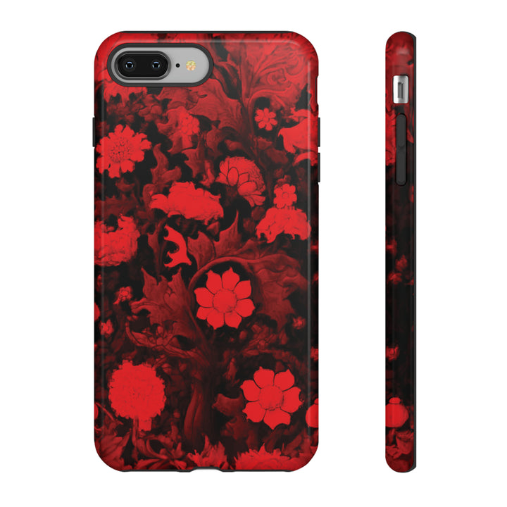 Cool Phone Case | Red Flowers, For iPhone 15 Case | iPhone 15 Pro Case, Iphone 14 Case, Iphone 14 Pro Max Case, Protective Iphone Case - Studio40ParkLane