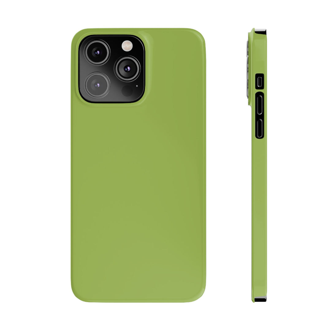 Slim Chartreuse Green Gift for Her Aesthetic Cute Phone Case for Iphone 16 - | iPhone 15 Pro Max Case | iPhone 14 Case 13 12 11 10 9 8 7 - Studio40ParkLane